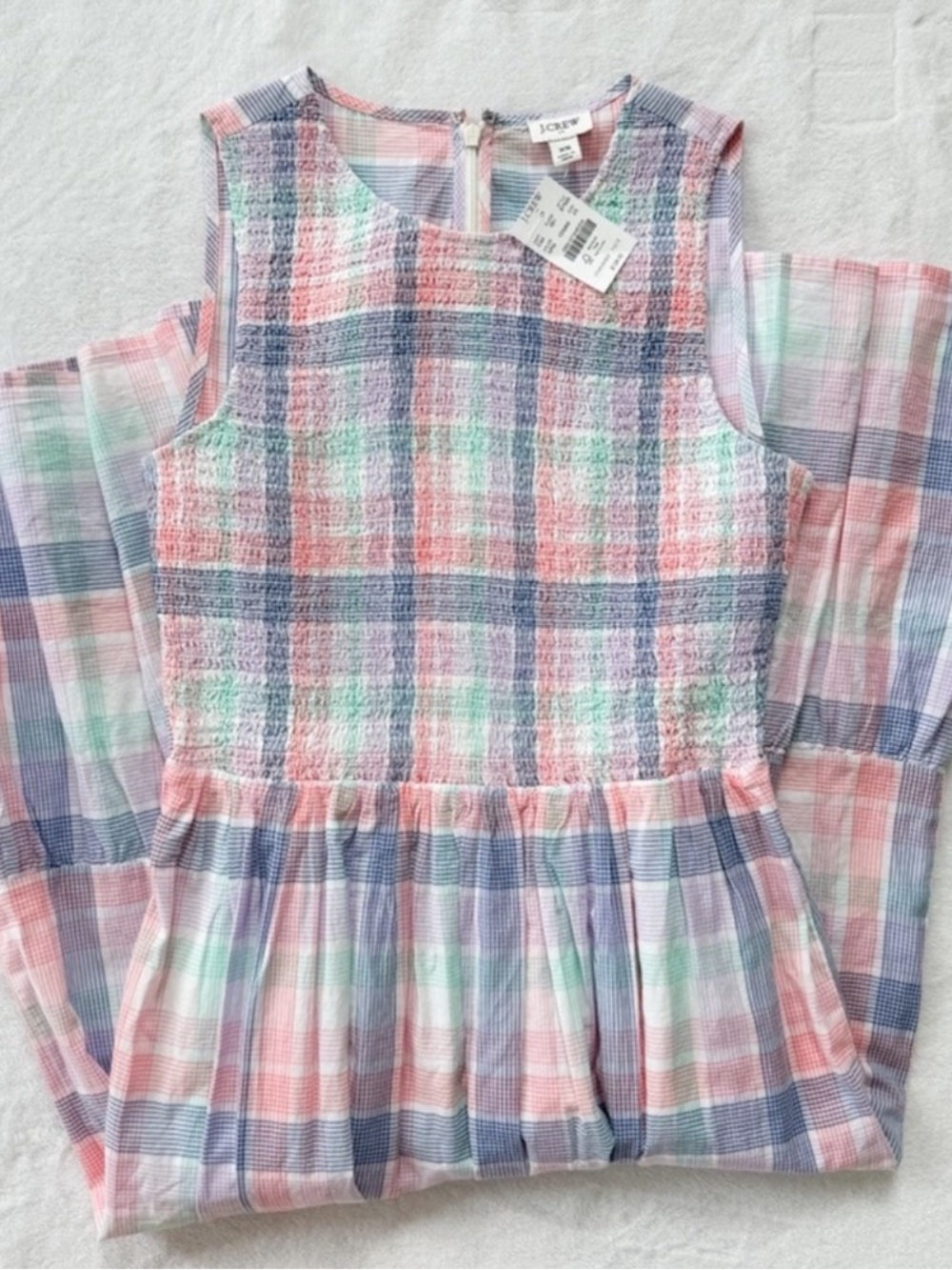 J Crew smocked dress